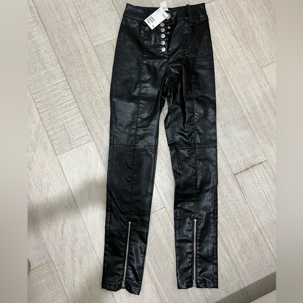 H&M leather pants